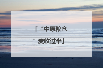 “中原粮仓”麦收过半