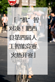 “机”智对决！肥西县第四届人工智能竞赛火热开赛