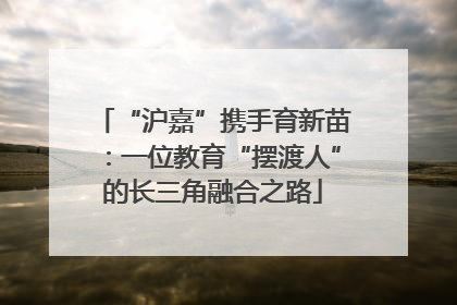 “沪嘉”携手育新苗：一位教育“摆渡人”的长三角融合之路