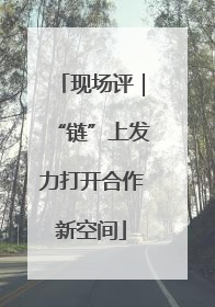 现场评｜“链”上发力打开合作新空间