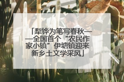 犁铧为笔写春秋——全国首个“农民作家小镇”伊塘镇迎来新乡土文学采风
