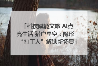 科技赋能文旅 AI点亮生活 猎户星空：隐形“打工人”解锁新场景