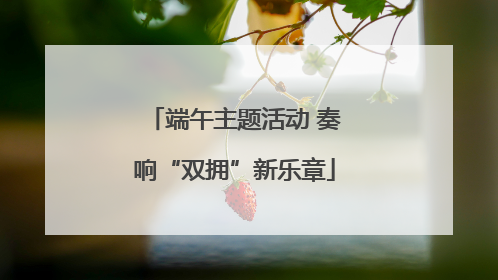 端午主题活动 奏响“双拥”新乐章
