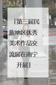 第三届民族地区优秀美术作品交流展在南宁开展