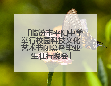 临汾市平阳中学举行校园科技文化艺术节闭幕暨毕业生壮行晚会