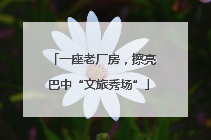 一座老厂房，擦亮巴中“文旅秀场”