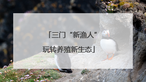 三门“新渔人”玩转养殖新生态