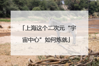 上海这个二次元“宇宙中心”如何炼就