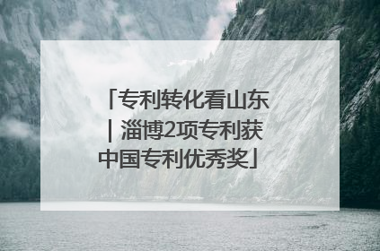 专利转化看山东｜淄博2项专利获中国专利优秀奖