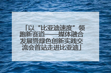 以“比亚迪速度”领跑新赛道——媒体融合发展暨绿色创新实践交流会首站走进比亚迪