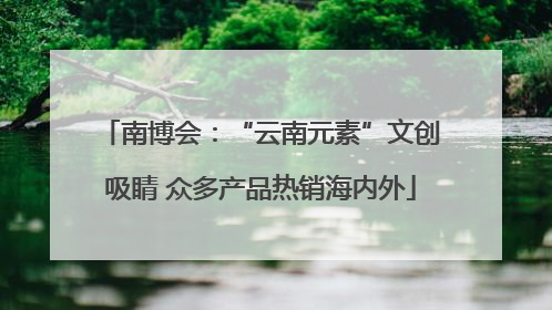 南博会：“云南元素”文创吸睛 众多产品热销海内外