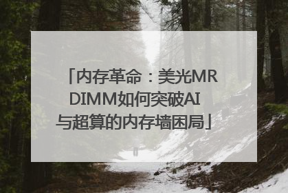 内存革命：美光MRDIMM如何突破AI与超算的内存墙困局