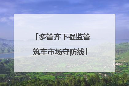 多管齐下强监管 筑牢市场守防线