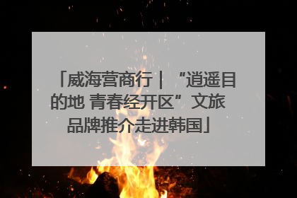 威海营商行｜“逍遥目的地 青春经开区”文旅品牌推介走进韩国