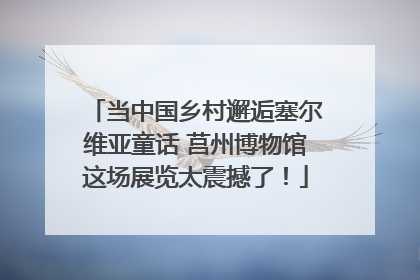当中国乡村邂逅塞尔维亚童话 莒州博物馆这场展览太震撼了！