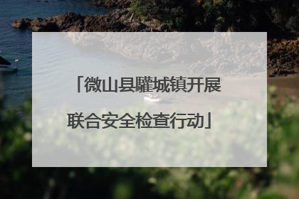 微山县驩城镇开展联合安全检查行动
