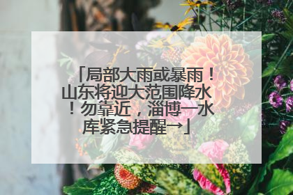 局部大雨或暴雨！山东将迎大范围降水！勿靠近，淄博一水库紧急提醒→