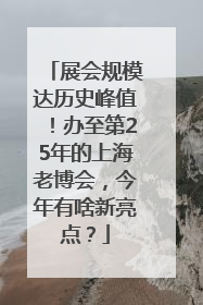 展会规模达历史峰值！办至第25年的上海老博会，今年有啥新亮点？