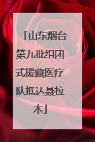 山东烟台第九批组团式援藏医疗队抵达聂拉木