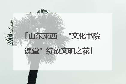 山东莱西：“文化书院课堂”绽放文明之花