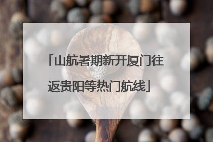 山航暑期新开厦门往返贵阳等热门航线