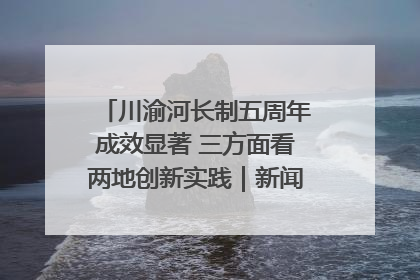 川渝河长制五周年成效显著 三方面看两地创新实践｜新闻发布最前线
