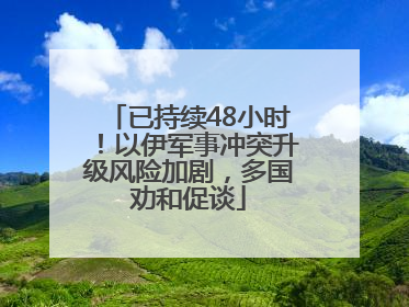 已持续48小时！以伊军事冲突升级风险加剧，多国劝和促谈