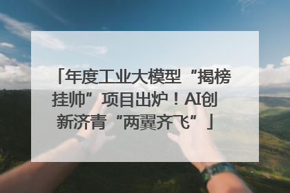 年度工业大模型“揭榜挂帅”项目出炉！AI创新济青“两翼齐飞”