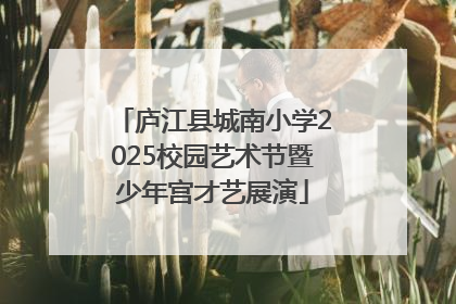 庐江县城南小学2025校园艺术节暨少年宫才艺展演