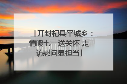 开封杞县平城乡：情暖七一送关怀 走访慰问显担当
