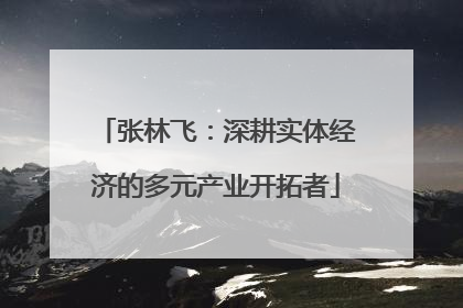 张林飞：深耕实体经济的多元产业开拓者