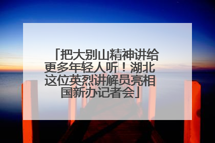 把大别山精神讲给更多年轻人听！湖北这位英烈讲解员亮相国新办记者会