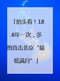 抬头看！18.6年一次，多图直击北京“最低满月”