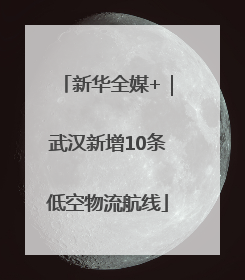 新华全媒+｜武汉新增10条低空物流航线