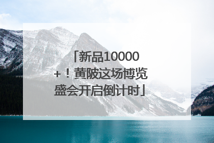 新品10000+！黄陂这场博览盛会开启倒计时