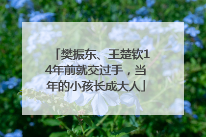 樊振东、王楚钦14年前就交过手，当年的小孩长成大人