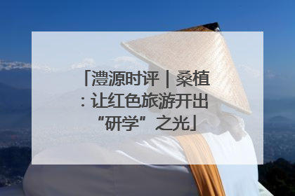 澧源时评｜桑植：让红色旅游开出“研学”之光