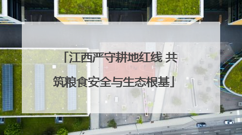 江西严守耕地红线 共筑粮食安全与生态根基