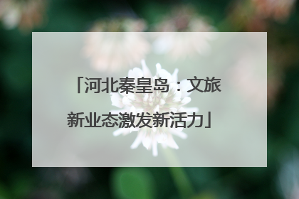 河北秦皇岛：文旅新业态激发新活力