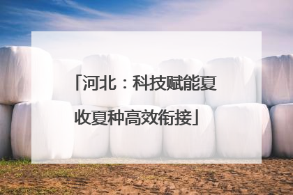 河北：科技赋能夏收夏种高效衔接