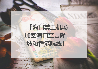 海口美兰机场加密海口至吉隆坡和香港航线