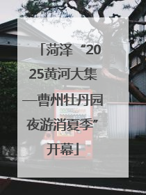 菏泽“2025黄河大集—曹州牡丹园夜游消夏季”开幕