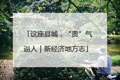 这座县城，“贵”气逼人｜新经济地方志