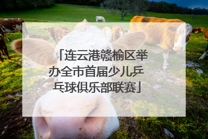 连云港赣榆区举办全市首届少儿乒乓球俱乐部联赛