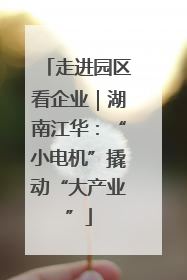 走进园区看企业｜湖南江华：“小电机”撬动“大产业”