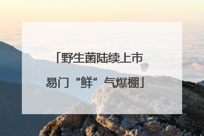 野生菌陆续上市 易门“鲜”气爆棚
