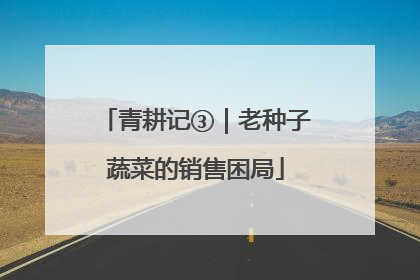 青耕记③｜老种子蔬菜的销售困局