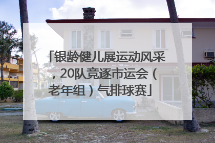 银龄健儿展运动风采，20队竞逐市运会（老年组）气排球赛