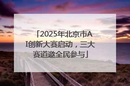 2025年北京市AI创新大赛启动，三大赛道邀全民参与