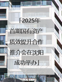 2025年首期国有资产质效提升合作推介会在沈阳成功举办